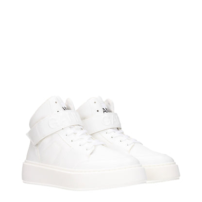 Ganni White Leather Sneakers - Stylish and Comfortable Streetwear