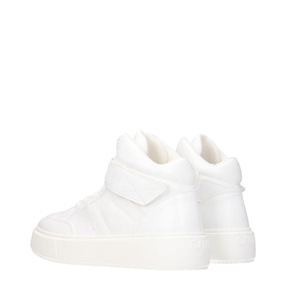 Ganni White Leather Sneakers - Stylish and Comfortable Streetwear