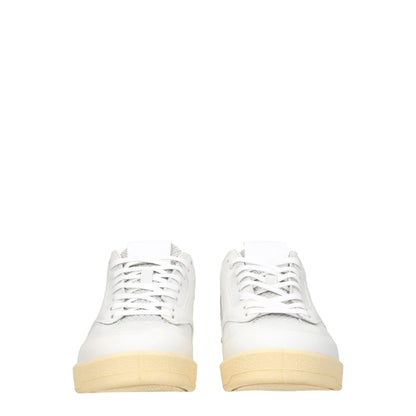 Jil Sander White Leather Sneakers - Sporty Glam Upgrade