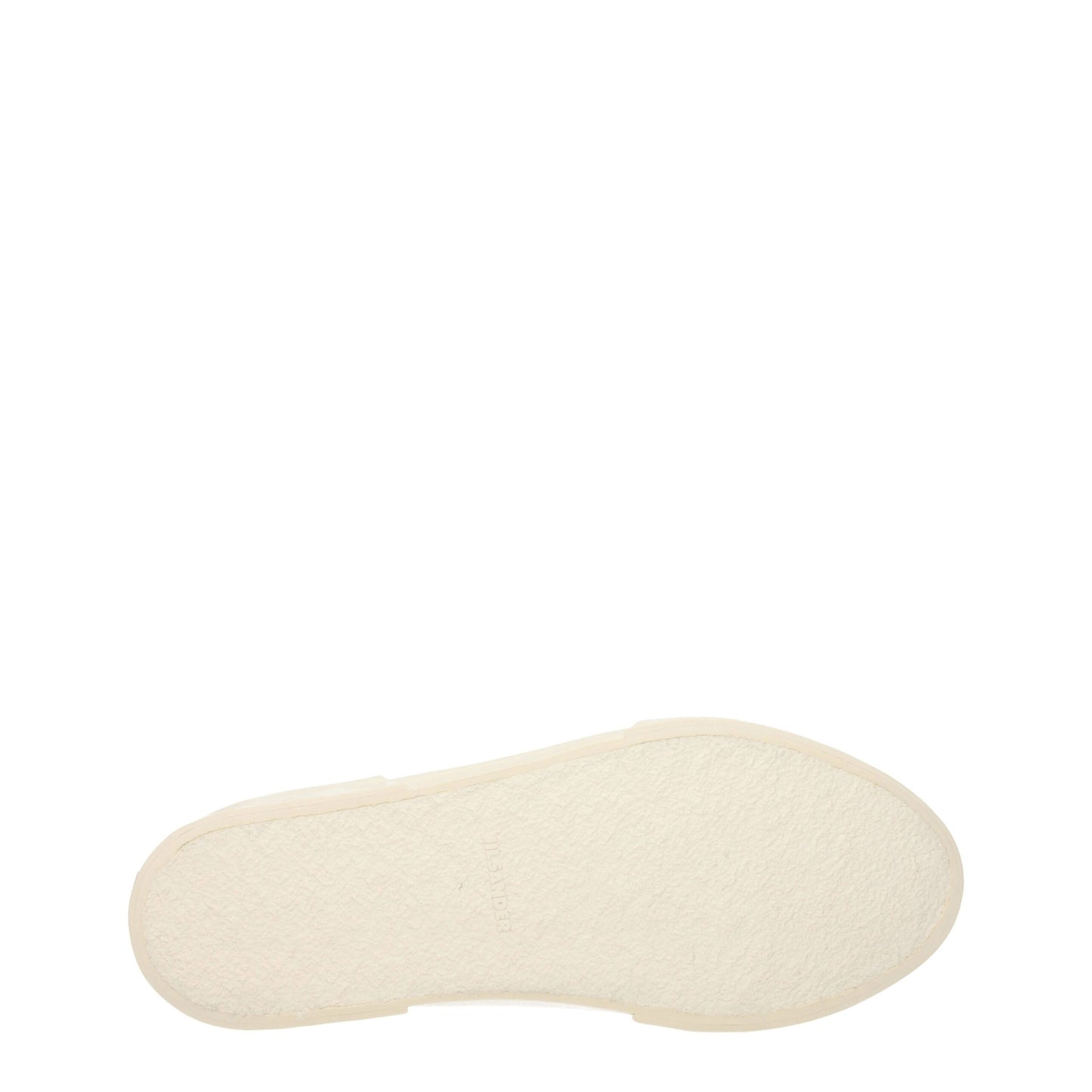 Jil Sander Beige Canvas Low-Top Sneakers