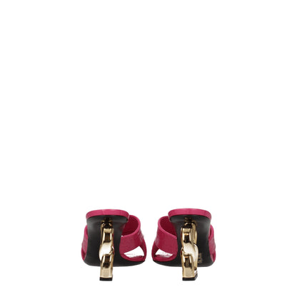 Dolce & Gabbana Pink Leather Sandal