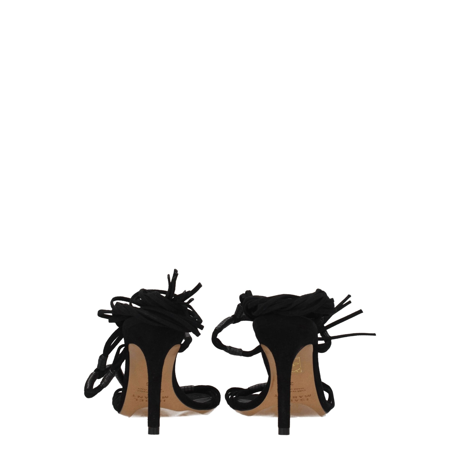 Isabel Marant Black Leather Sandal