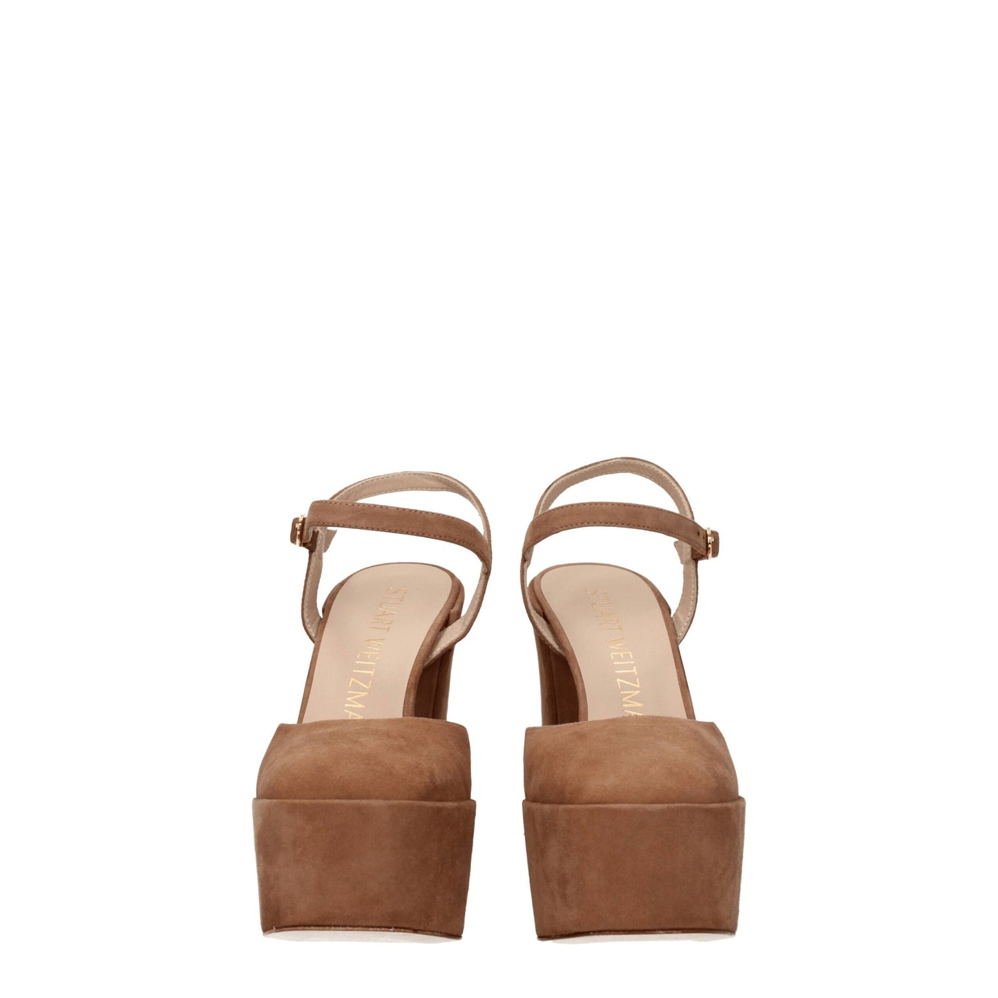 Stuart Weitzman Beige Leather Sandal: Elevate Your Style
