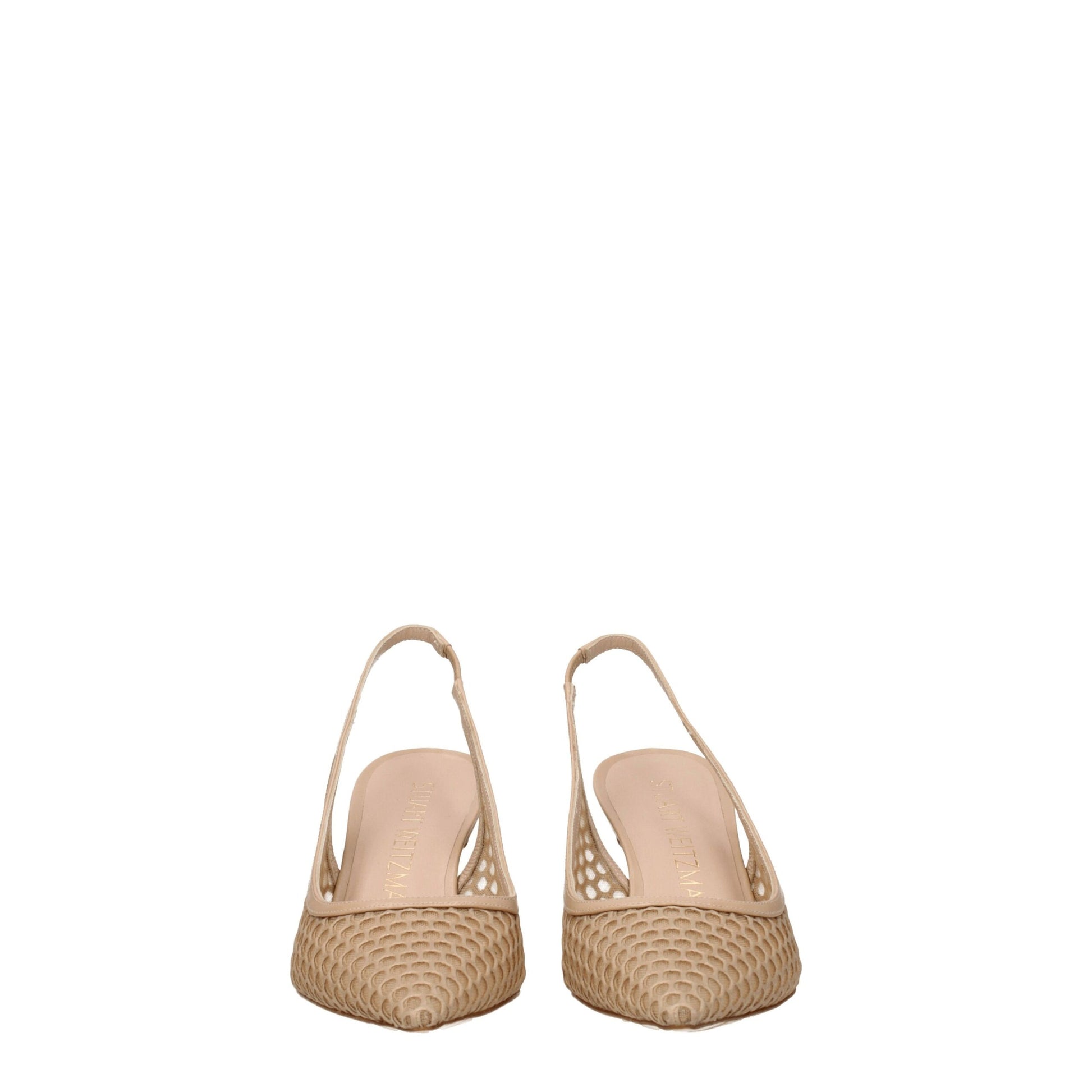 Stuart Weitzman Beige Leather Sandal - Effortless Elegance