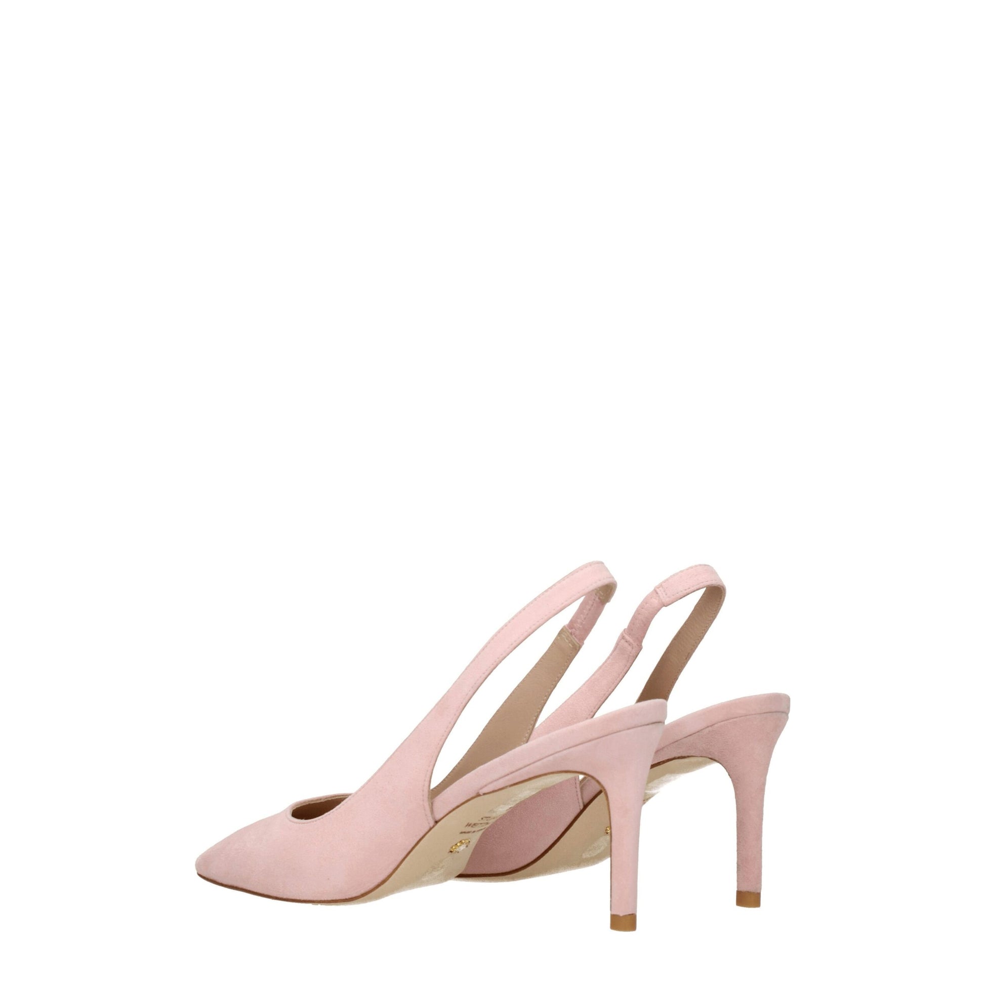 Stuart Weitzman Pink Leather Sandal - Elegant Casual Footwear