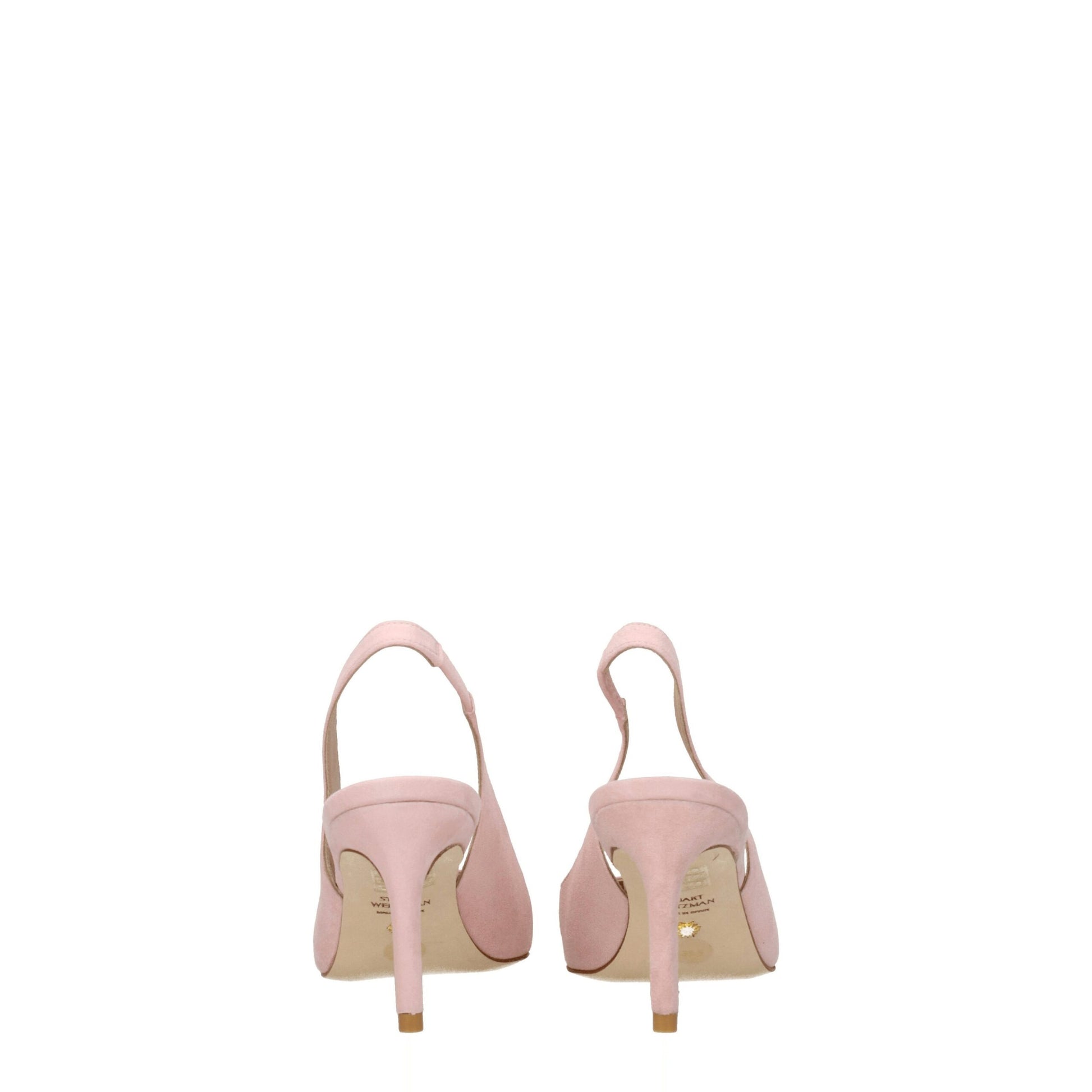 Stuart Weitzman Pink Leather Sandal - Elegant Casual Footwear