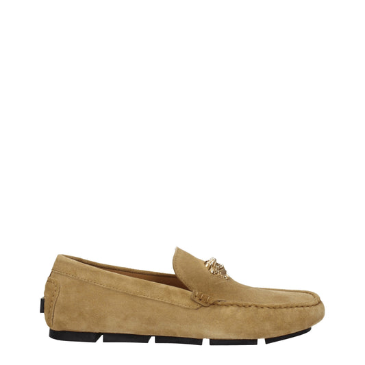 Versace Beige Leather Loafer: A Luxurious Step Forward
