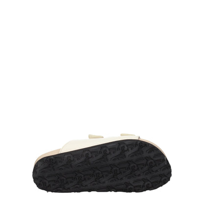 Palm Angels Beige Leather Sandal