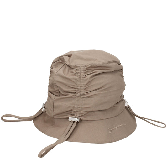 Jacquemus Beige Cotton Hat - Effortless Style for Every Occasion