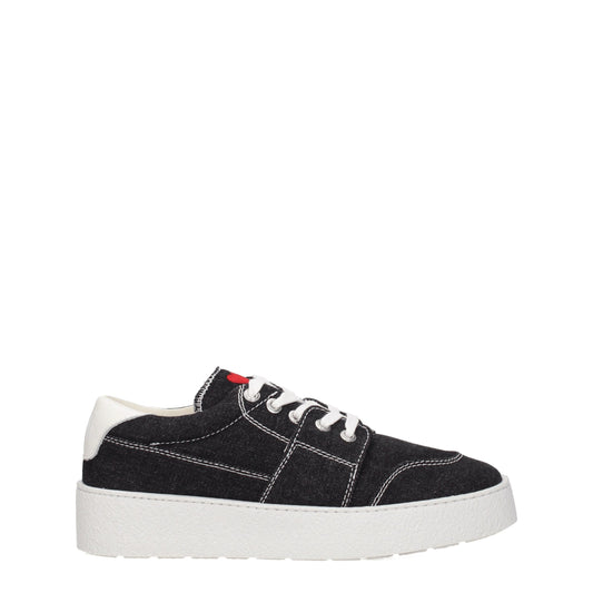 Ami Paris Black Fabric Sneakers: Effortless Chic for Everyday Wear