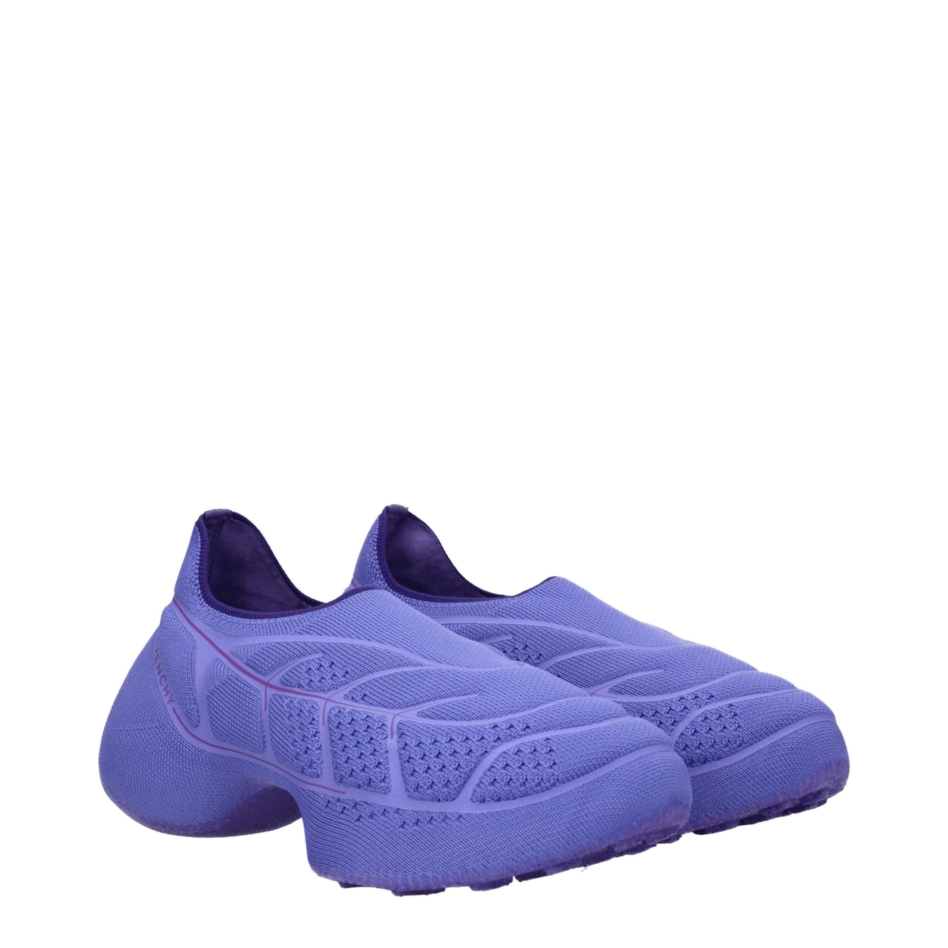 Givenchy Purple Fabric Ankle Slip-On