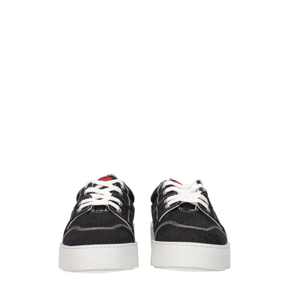 Ami Paris Black Fabric Sneakers: Effortless Chic for Everyday Wear