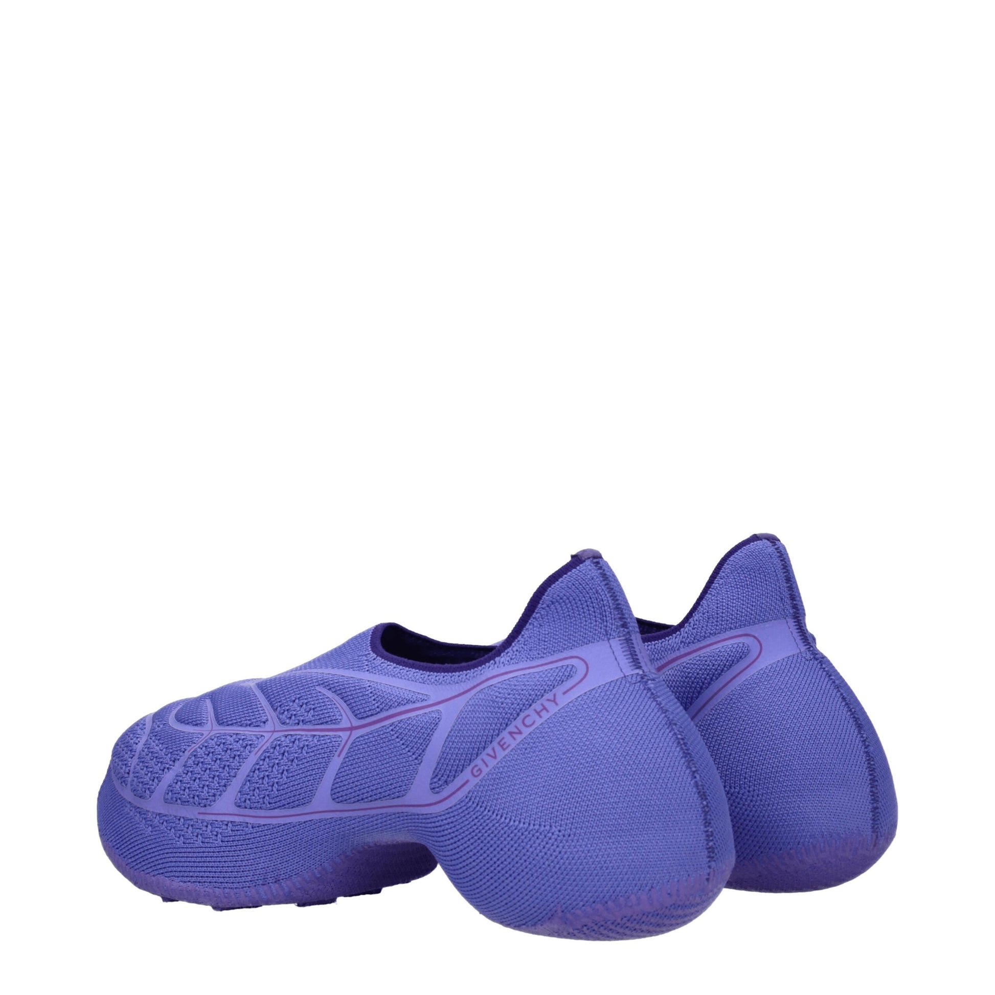 Givenchy Purple Fabric Ankle Slip-On