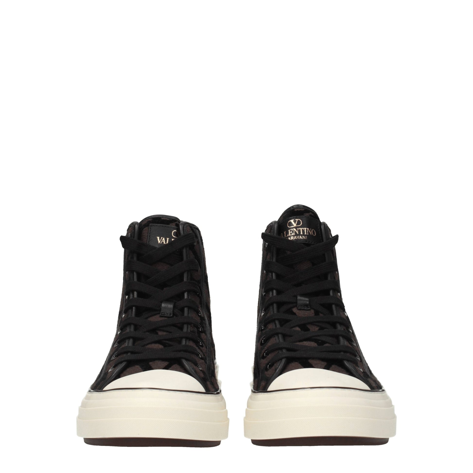 Valentino Garavani Brown Fabric Sneakers