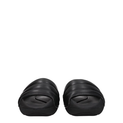 Balmain Black Leather Slipper