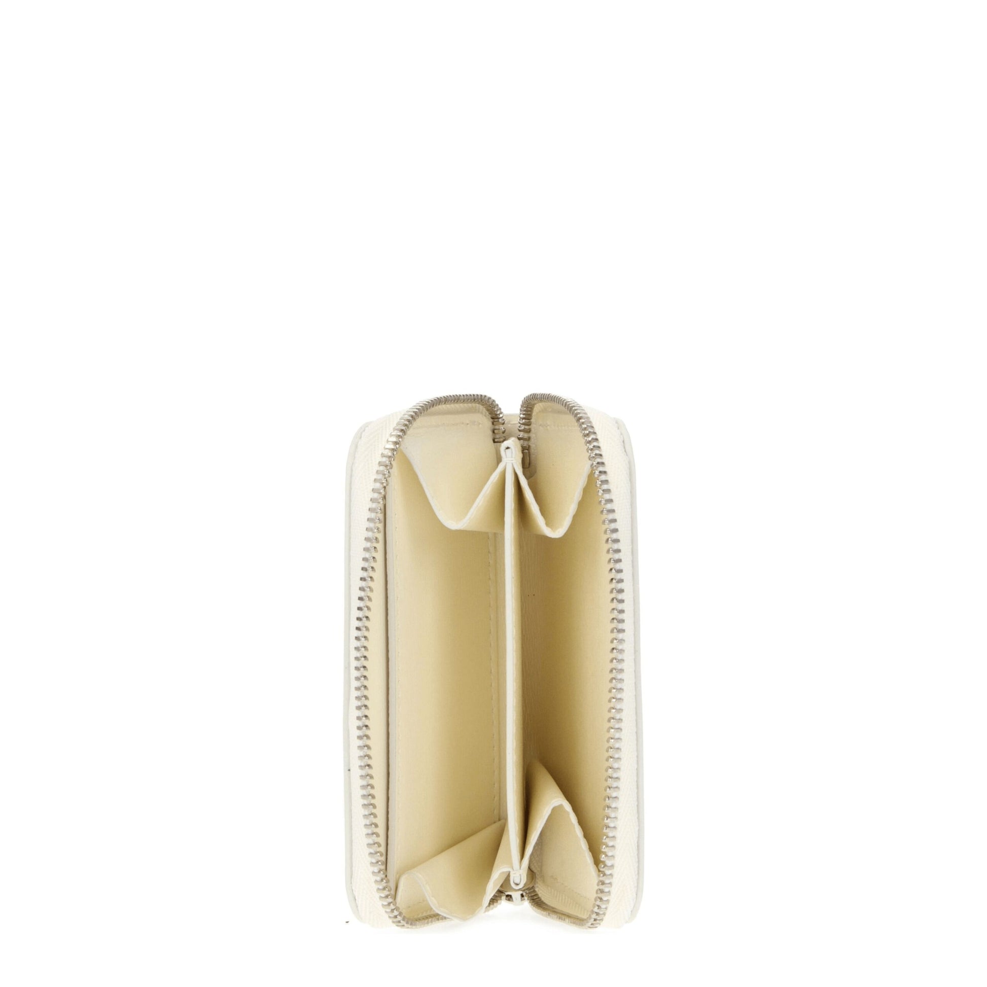 Jil Sander Beige Leather Wallet - Sophisticated Coin Purse