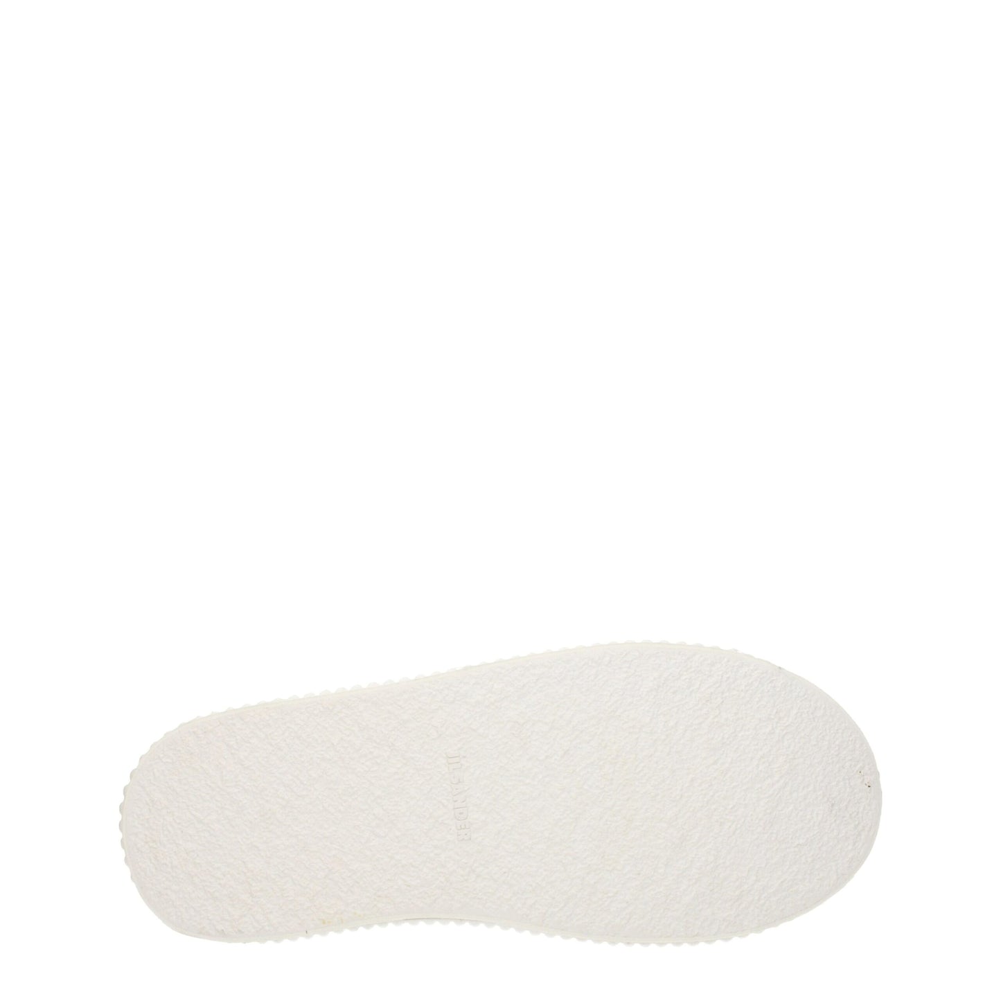 Jil Sander White Fabric Sneakers: Modern Elegance in Footwear
