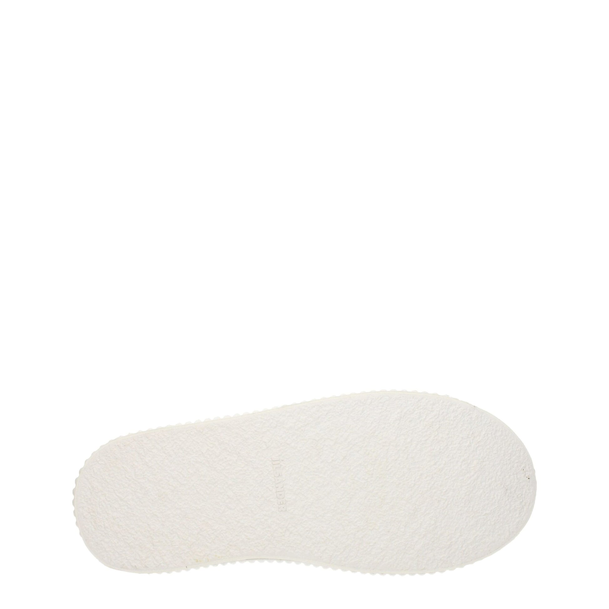 Jil Sander White Fabric Sneakers: Modern Elegance in Footwear