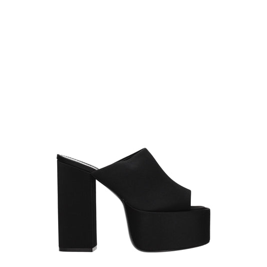 Paris Texas Black Satin Sandal - Elevate Your Style