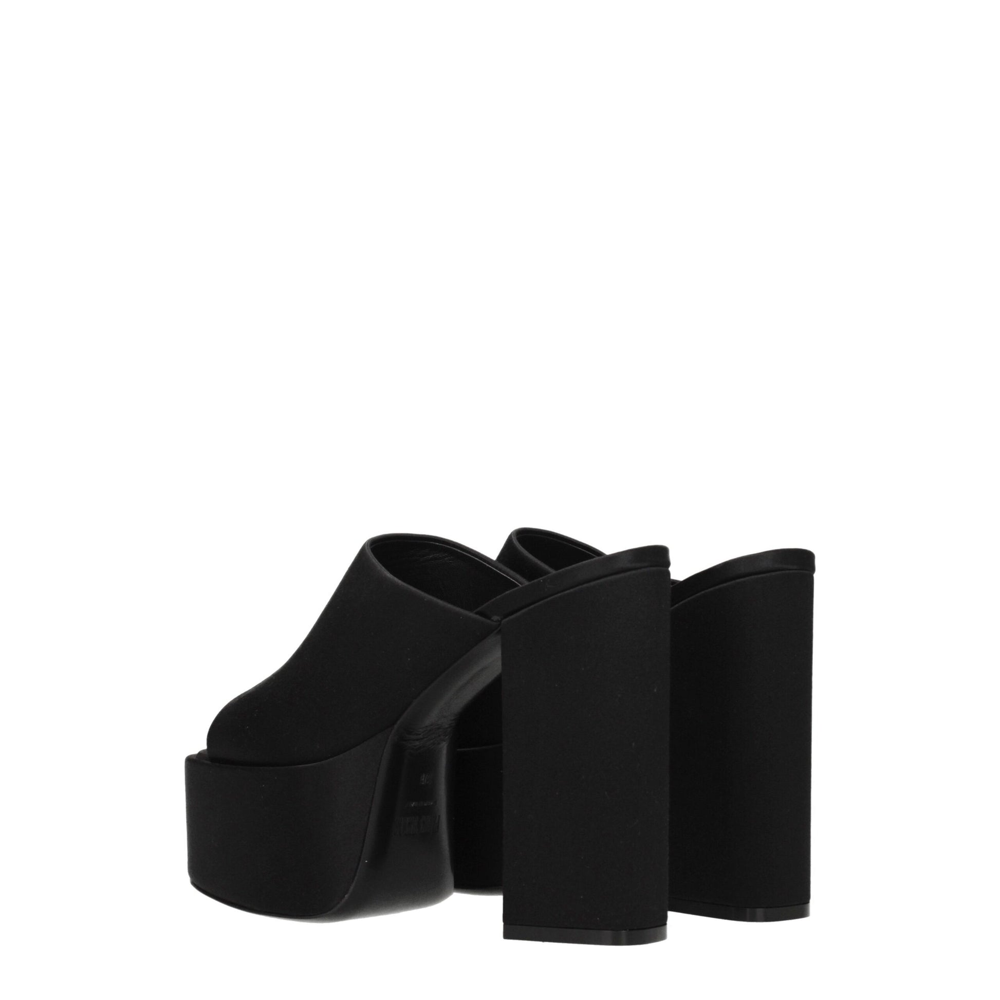 Paris Texas Black Satin Sandal - Elevate Your Style