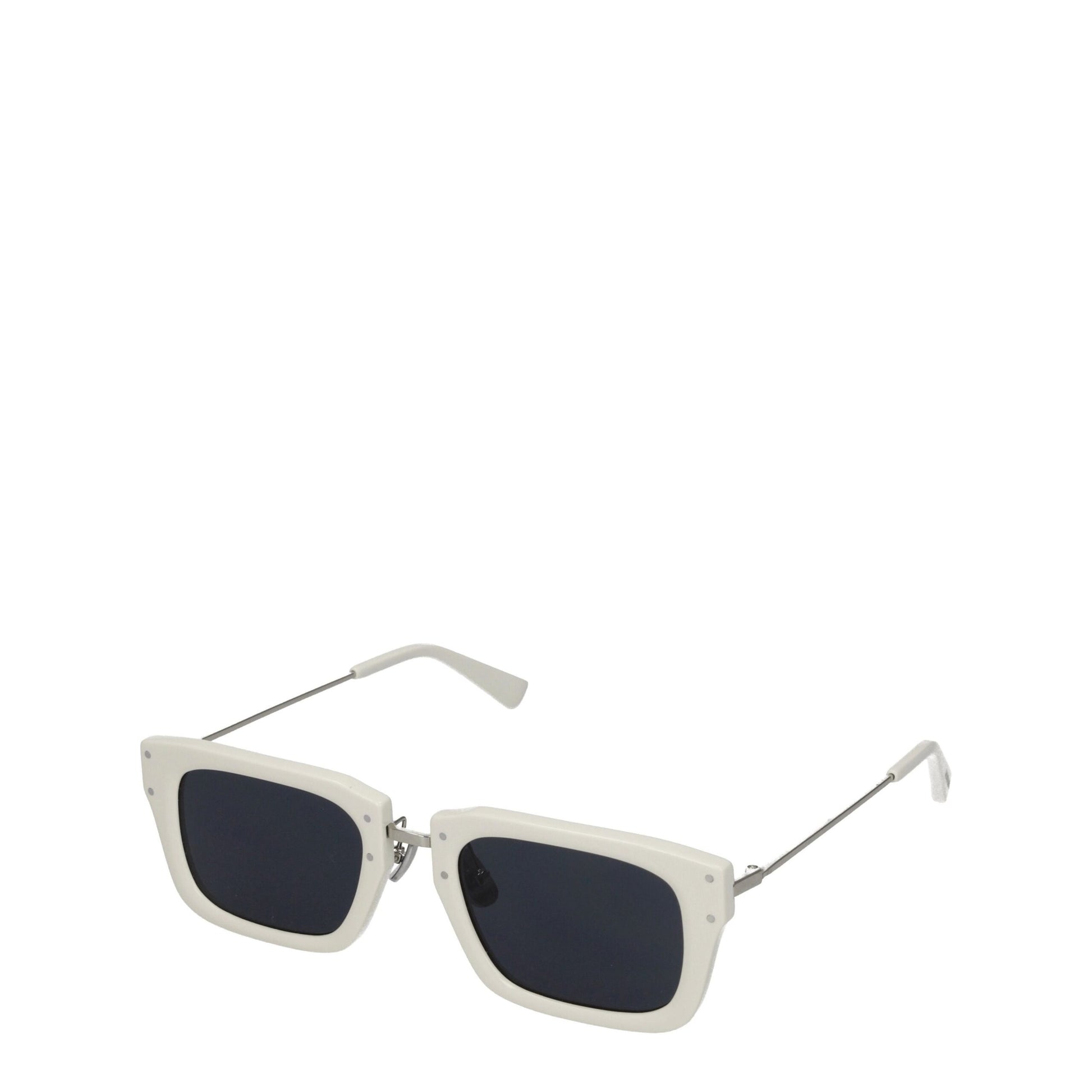 Jacquemus White Haircalf Sunglasses