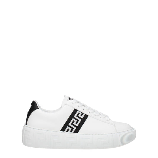 Versace White Leather Sneakers: An Epitome of Casual Luxury