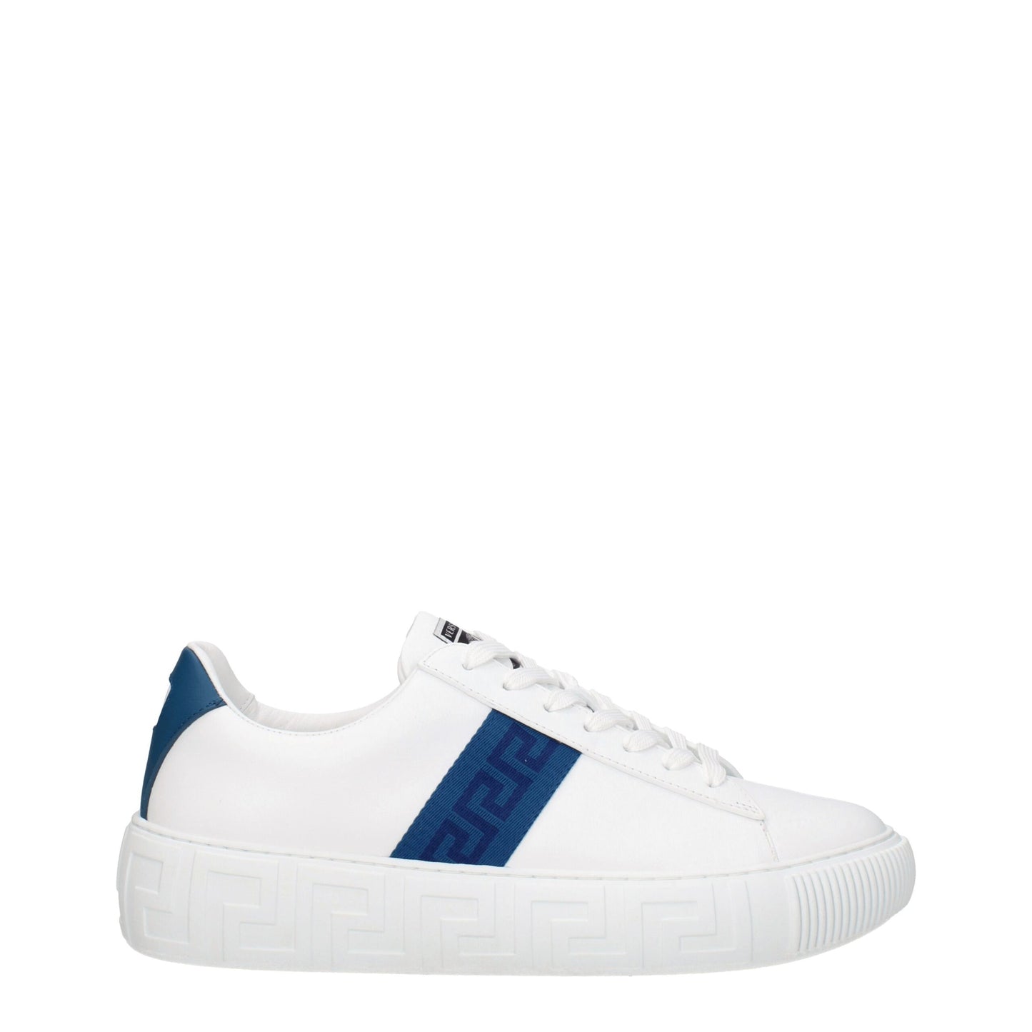 Versace White Leather Sneakers: Elevate Your Footwear Game