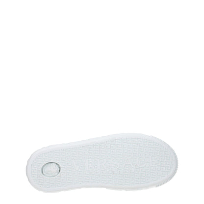 Versace White Leather Sneakers: Elevate Your Footwear Game