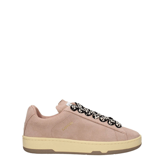 Lanvin Pink Leather Sneakers - Stylish Vintage Casual Footwear