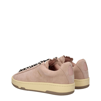 Lanvin Pink Leather Sneakers - Stylish Vintage Casual Footwear