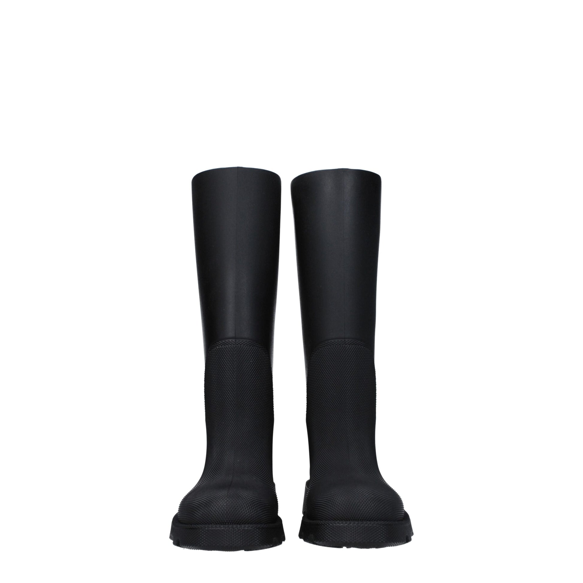 Burberry Black Cotton Boot