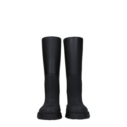 Burberry Black Cotton Boot