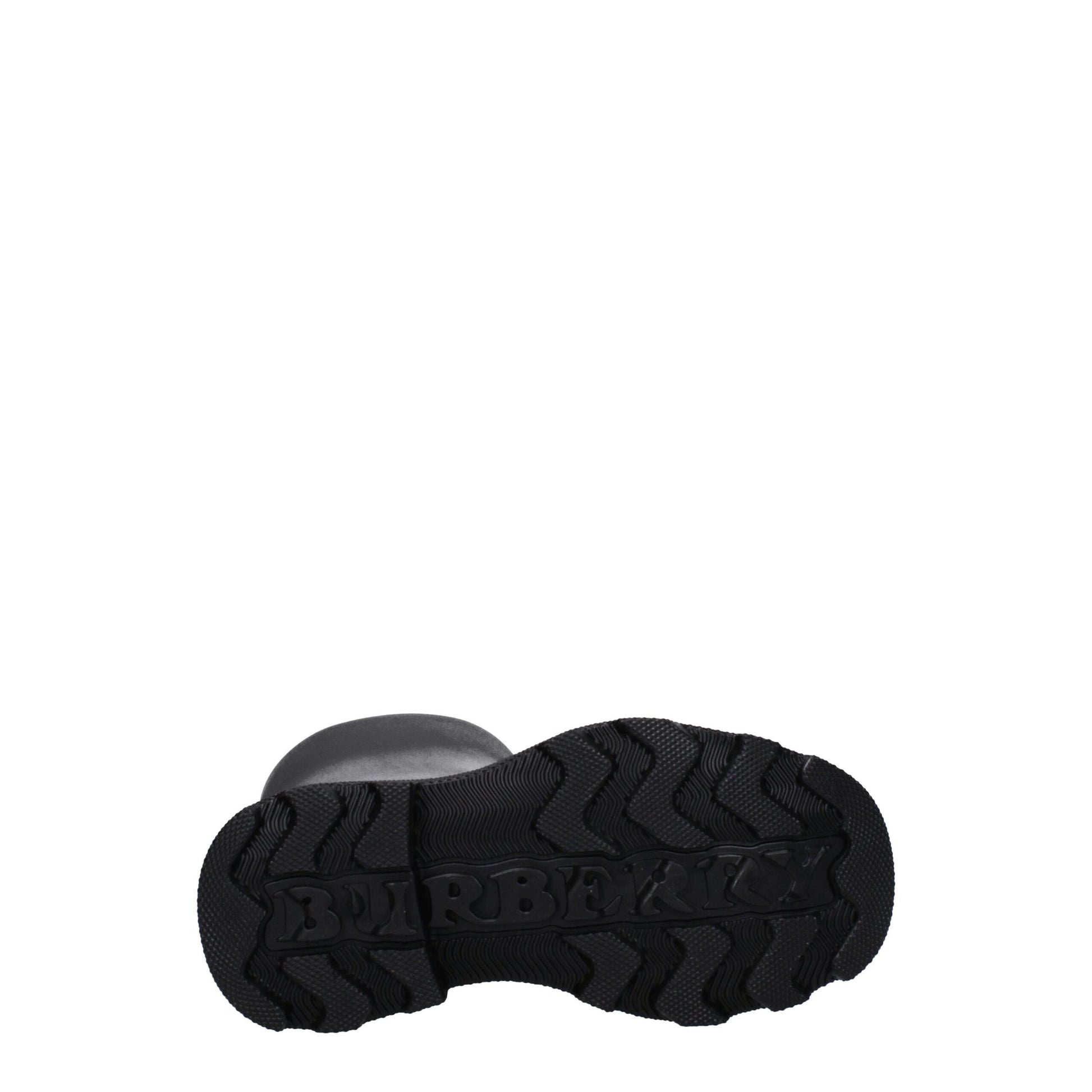 Burberry Black Cotton Boot