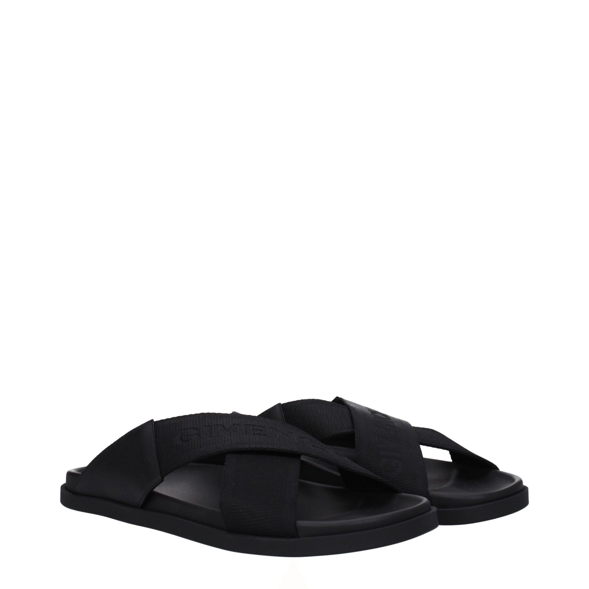 Givenchy Black Fabric Slipper