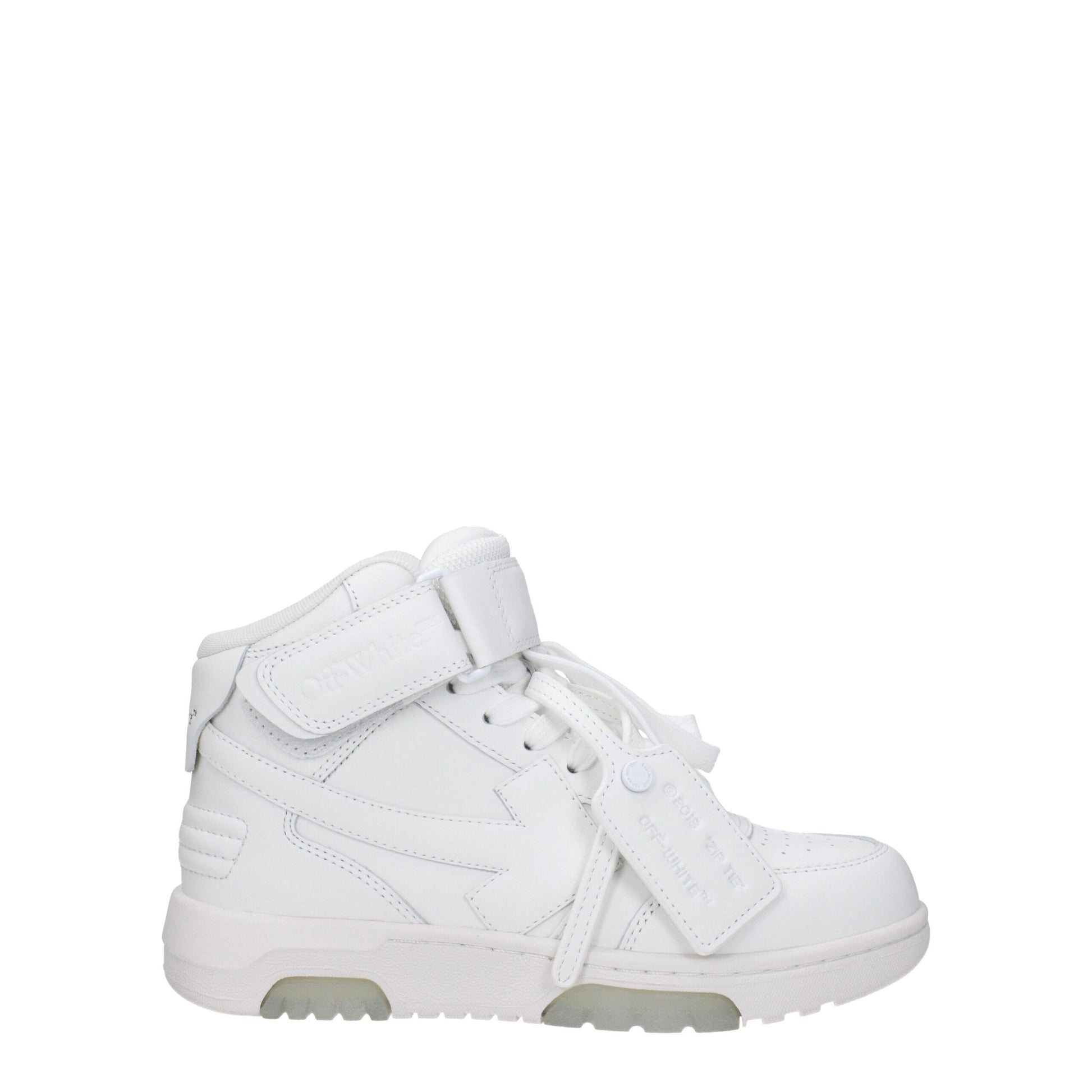 Off-White White Leather Sneakers