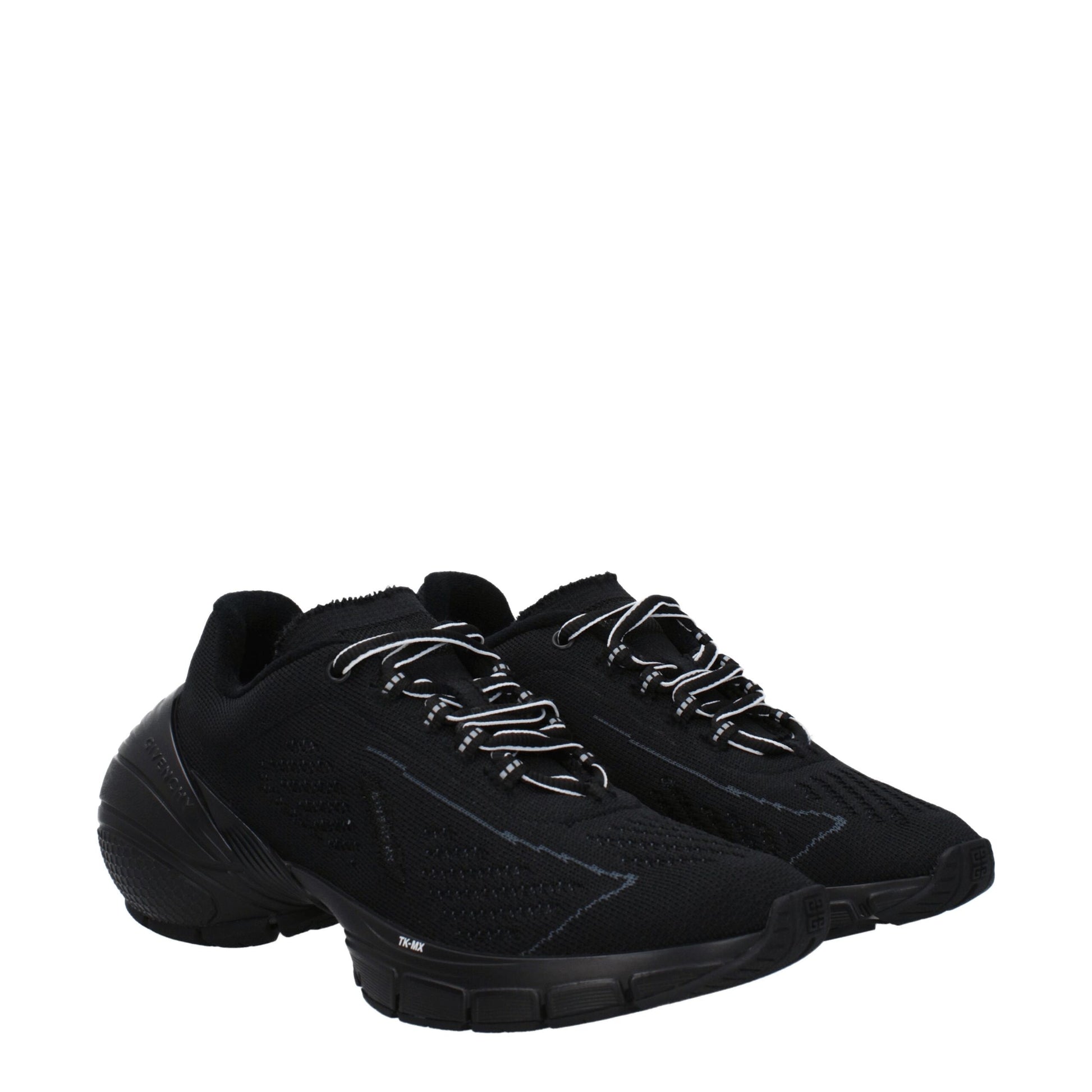 Givenchy Black Fabric Sneakers – Sporty Glam