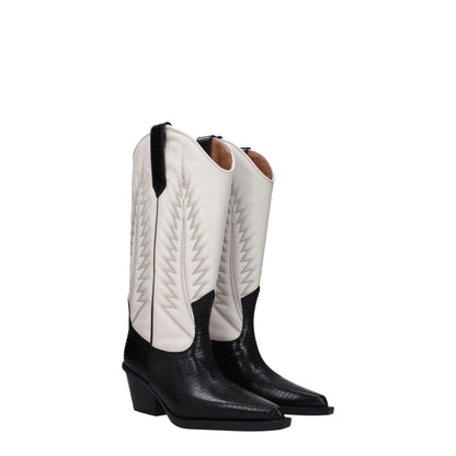 Paris Texas Beige Leather Boot - Elegant Style Meets Comfort