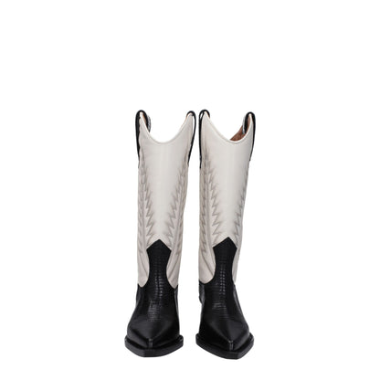 Paris Texas Beige Leather Boot - Elegant Style Meets Comfort