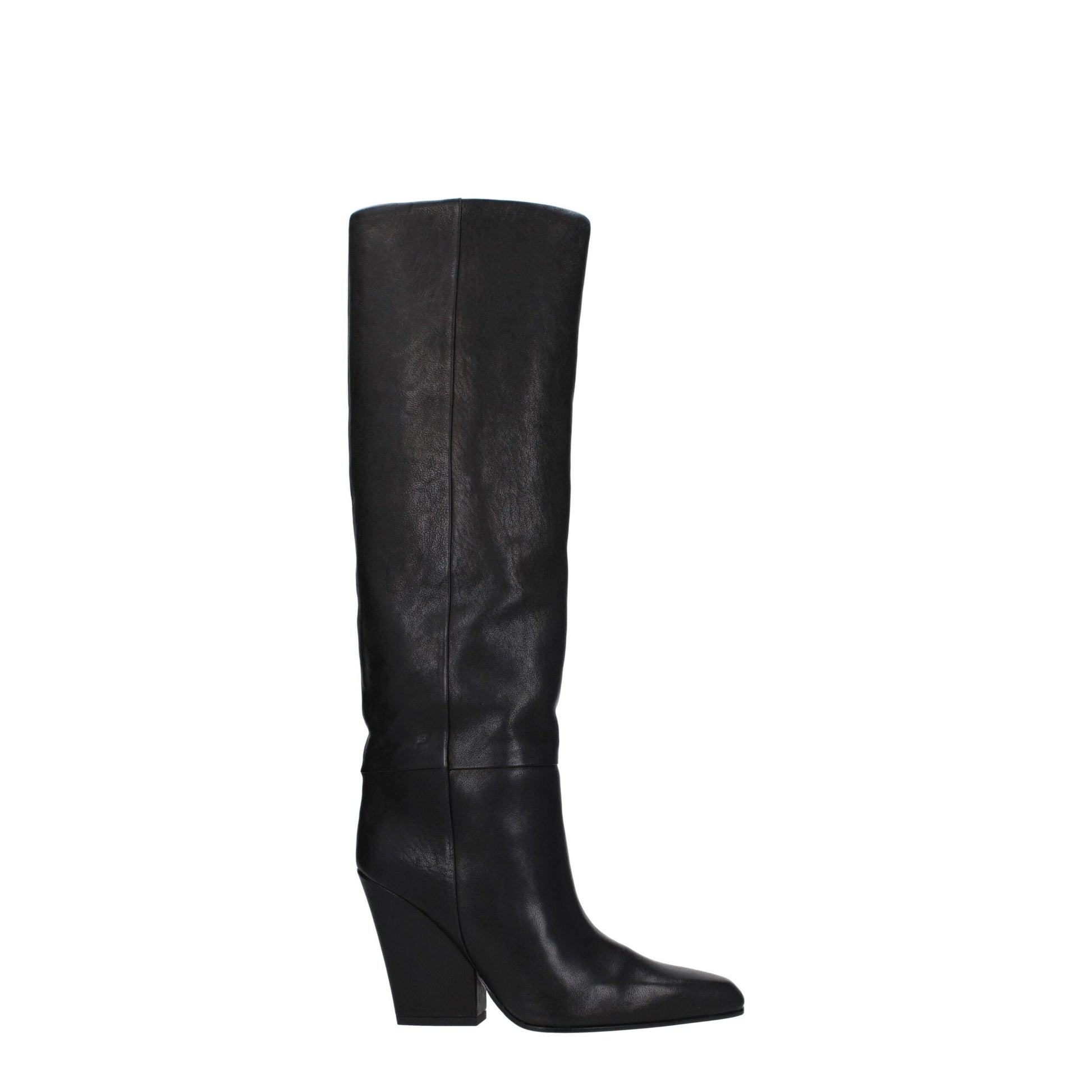 Paris Texas Black Leather Boot - Vintage Elegance Redefined