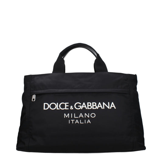Dolce & Gabbana Black Luggage and Travel Bag