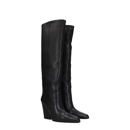 Paris Texas Black Leather Boot - Vintage Elegance Redefined