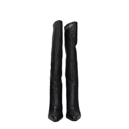 Paris Texas Black Leather Boot - Vintage Elegance Redefined