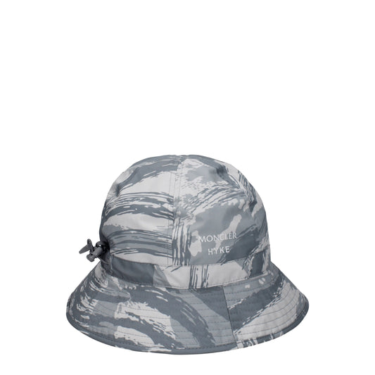 Moncler Gray Camo Bucket Hat