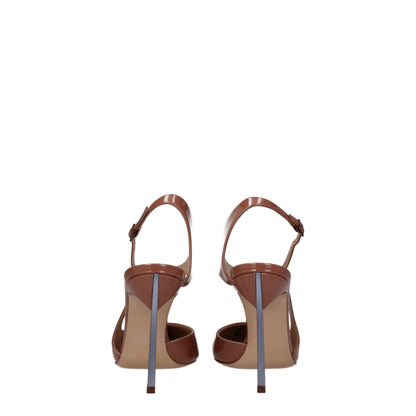 Casadei Pink Leather Sandal