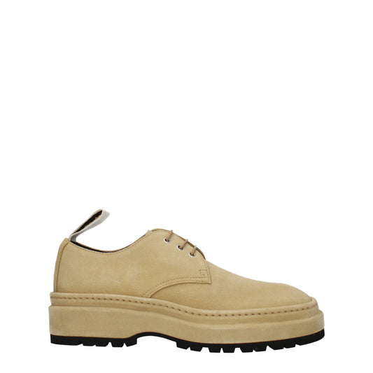 Jacquemus Beige Leather Oxfords and Derby