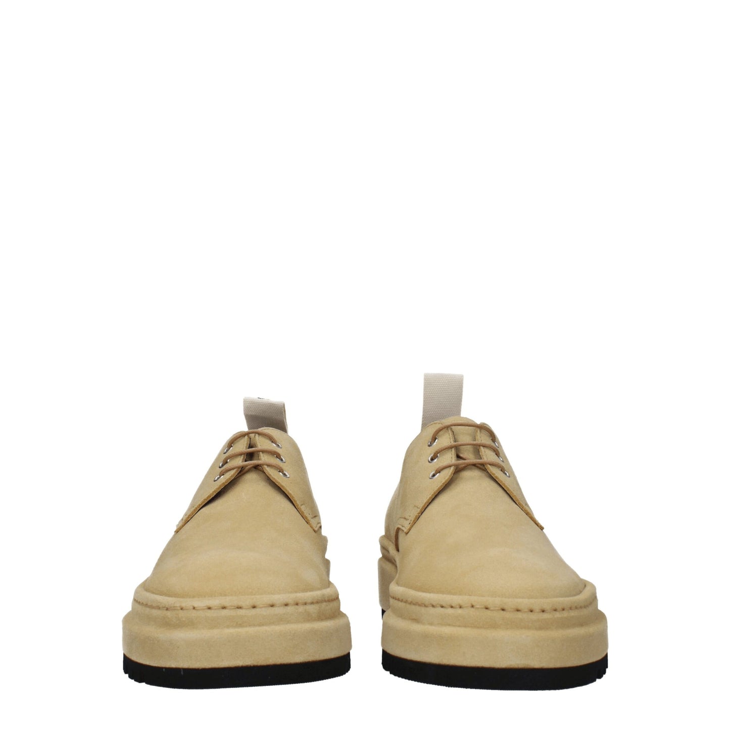 Jacquemus Beige Leather Oxfords and Derby