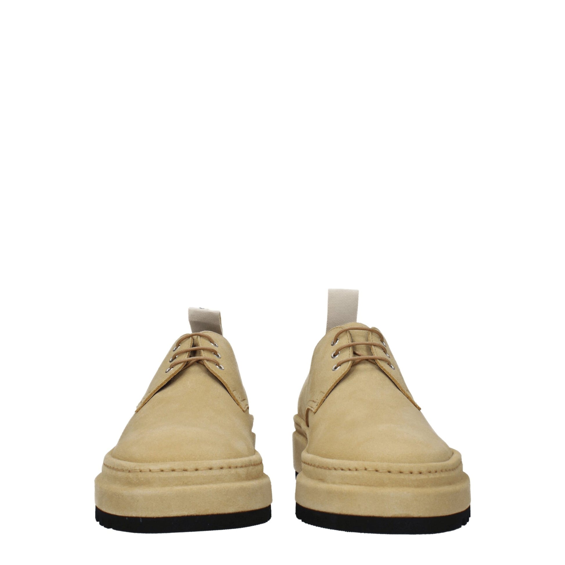 Jacquemus Beige Leather Oxfords and Derby