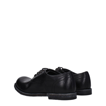 Dolce & Gabbana Black Leather Oxfords & Derby Shoes