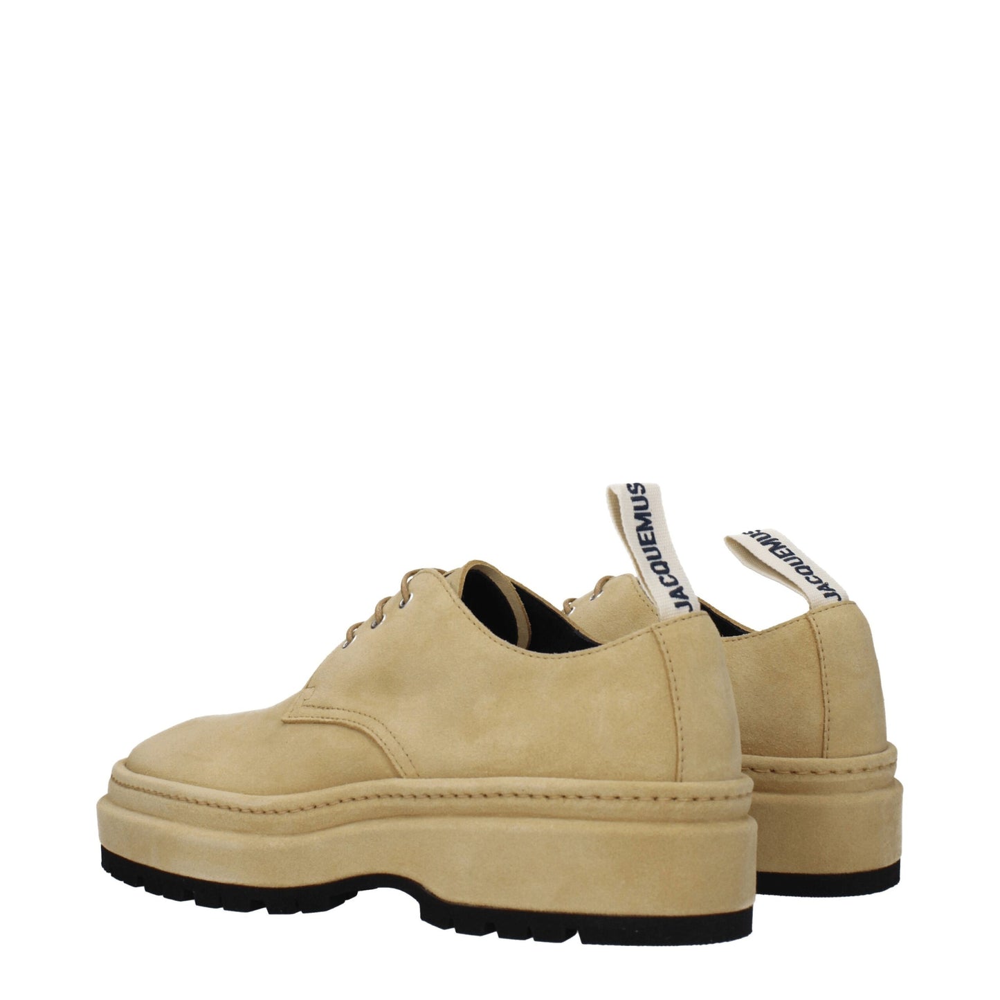 Jacquemus Beige Leather Oxfords and Derby