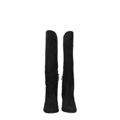 Stuart Weitzman Black Leather Boot - Stylish Comfort for Every Occasion
